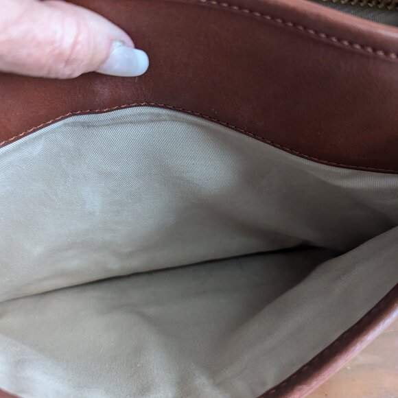 Coach Patricia Chestnut Leather Legacy Shoulder Bag D1276-19921 - Picture 10 of 11